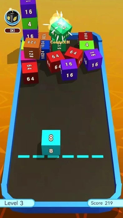 疯狂魔方2048游戏(crazy cube 2048)
