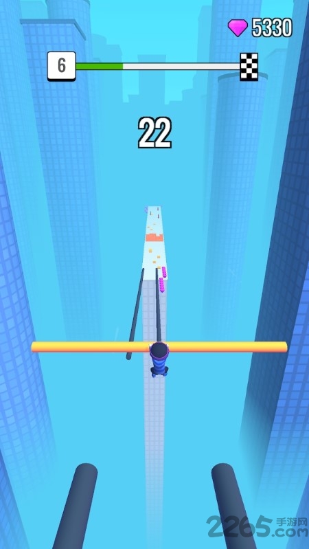 屋顶长杆侠游戏