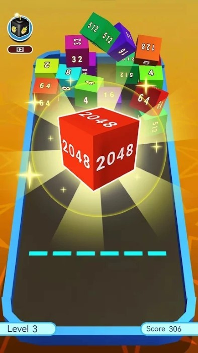 疯狂魔方2048游戏(crazy cube 2048)