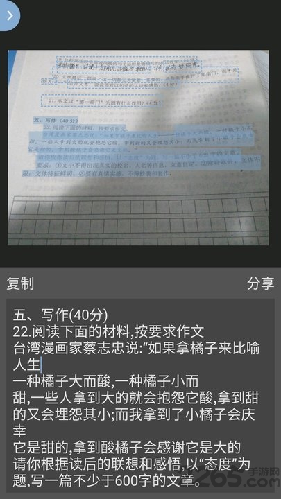 手机图片识别应用