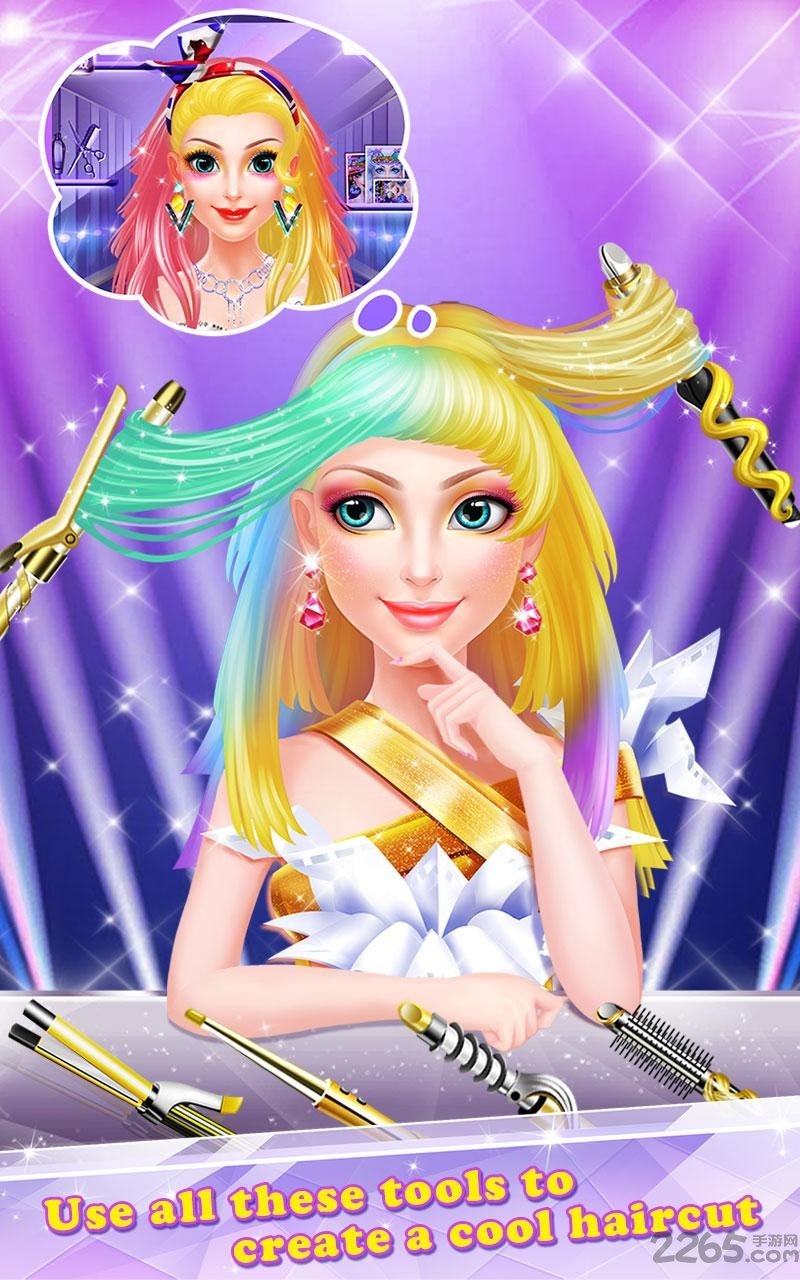 明星美发屋无限金币版