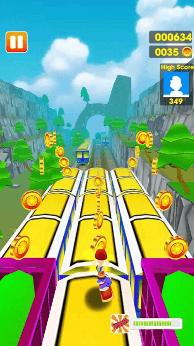 地铁巴士跑步游戏(subway bus train rush 3d)