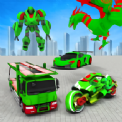 鳄鱼汽车机器人模拟器(crocodile robor car transformation)