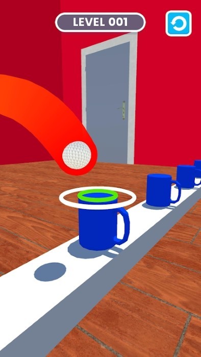 跳跃杯中球游戏(jumping ball)