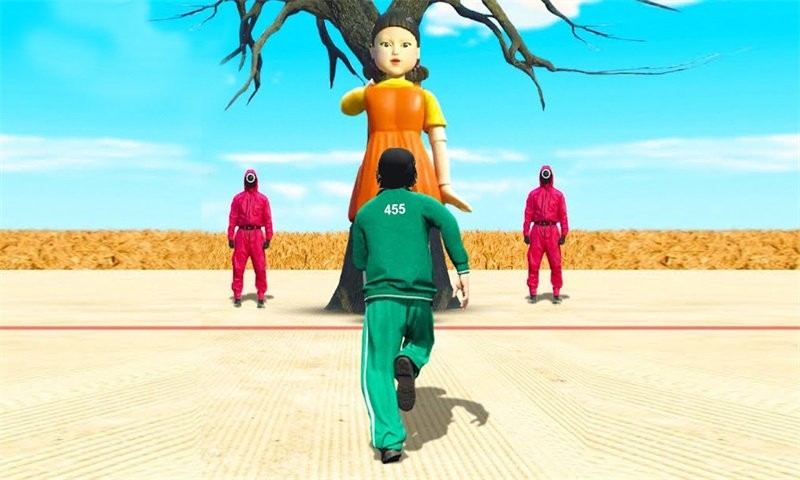 鱿鱼红衣人手机版(Real Squid Game - Pink Soldiers)