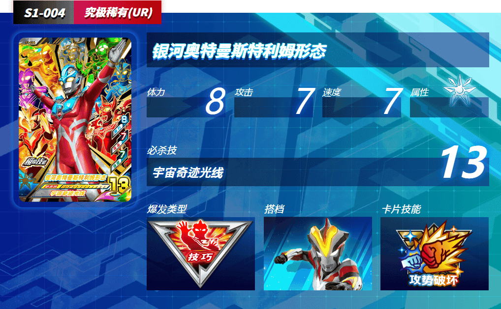 奥特曼融合激战卡片人物详解