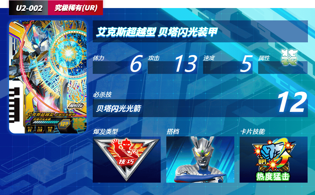 奥特曼融合激战卡片人物详解
