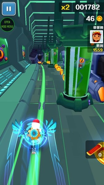 地铁跑酷空间站无邪叶梅原创内置菜单版mod