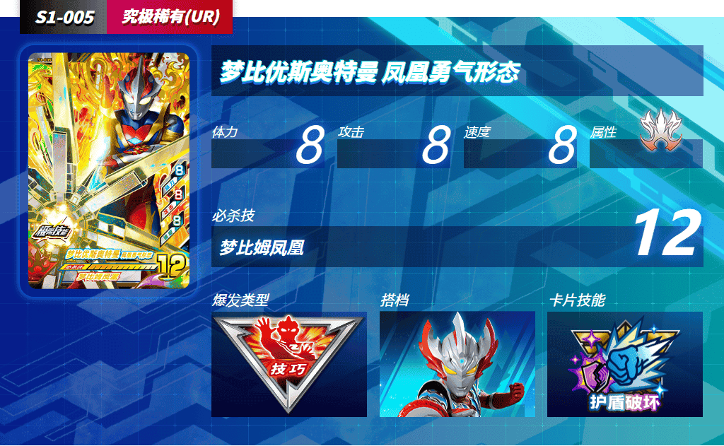 奥特曼融合激战卡片人物详解